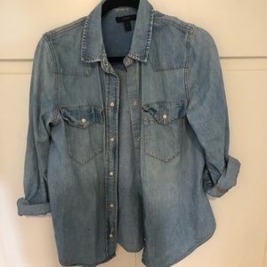 J.Crew chambray denim button down shirt 12